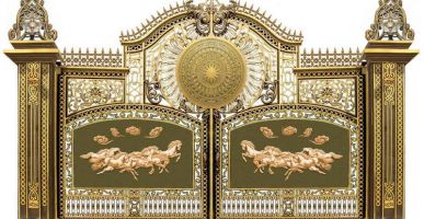 Mẫu cửa cổng nhôm đúc đẹp và đẳng cấp nhất